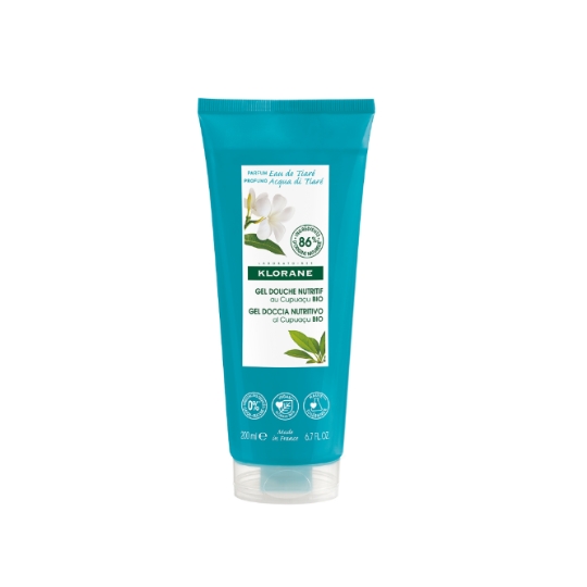 Gel douche Nutritif au Beurre de Cupuaçu et à l'Eau de Tiaré Vegan Bio KLORANE
