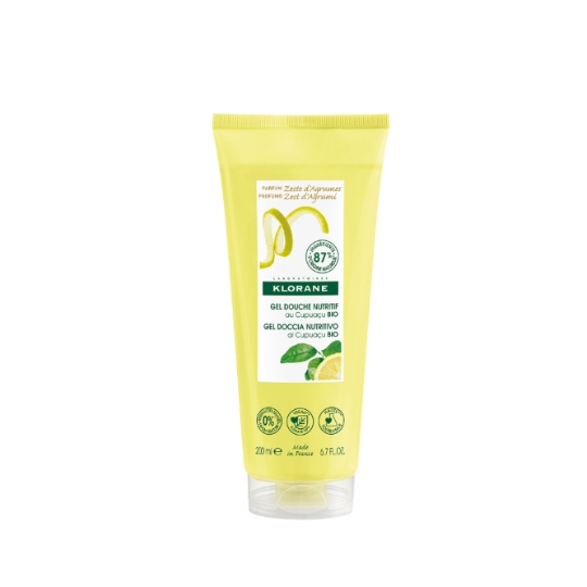 Gel douche Tous Types de Peaux Agrumes au Beurre de Cupuaçu Bio KLORANE