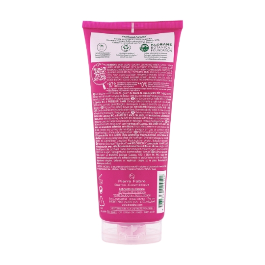 Gel douche Nutritif au Beurre de Cupuaçu Feuille de Figuier Vegan Bio KLORANE