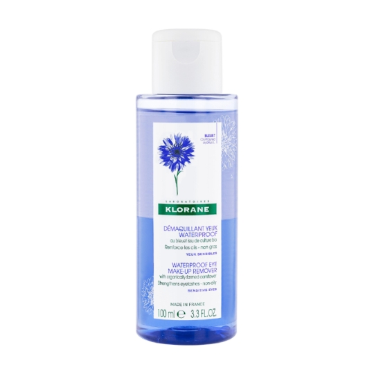 Démaquillant Yeux Sensibles Waterproof Apaisant Décongestionnant au Bleuet Bio KLORANE