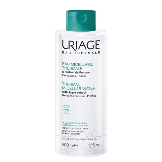 Eau micellaire Visage Peau Mixte à Grasse Thermale Purifiante à l'Extrait de Pomme URIAGE