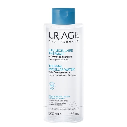 Eau micellaire Visage Yeux Peau Normale à Sèche Démaquille Hydrate Thermale URIAGE