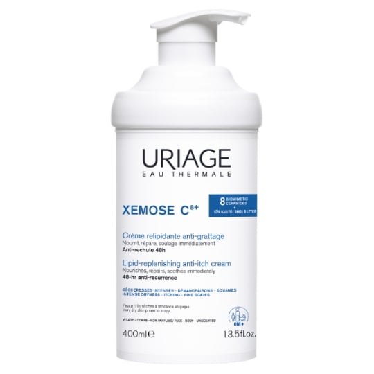 Crème Corps Relipidante Anti-Irritations Sècheresses Sévères Xémose URIAGE