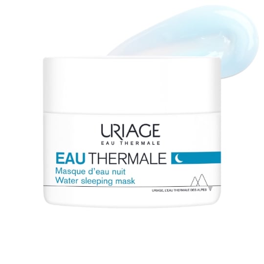 Masque d'Eau Nuit Visage Peau Déshydratées Hypoallergénique URIAGE