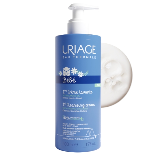 Gel douche bébé Thermale Edelweiss Bio Sans Savon URIAGE