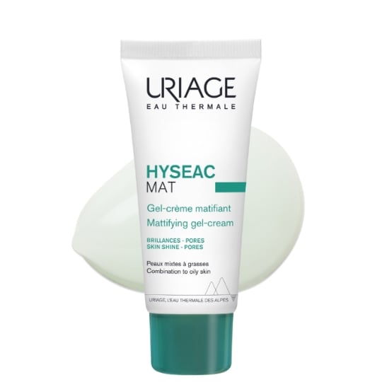 Gel Visage Peaux Mixtes à Grasses Matifiant Hydratante Hyseac Mat URIAGE