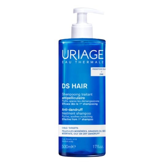 Shampooing Traitant Antipelliculaire DS Hair pour Cuir Chevelu Irrité URIAGE