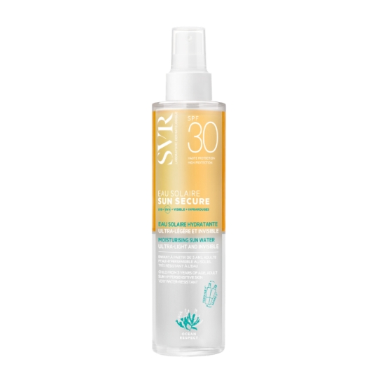 Eau solaire Enfant et Adulte Visage Corps Spf 30 Ultra Légère et Invisible LABORATOIRE SVR