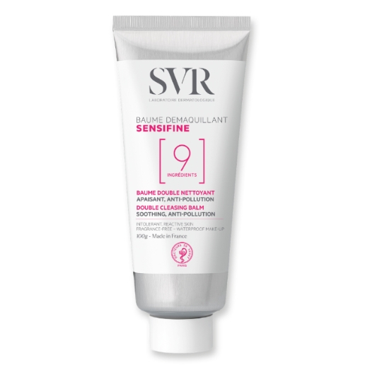 Baume Visage Peau Sensible et Réactive Démaquillant Parfum Noix de Coco Sensifine LABORATOIRE SVR