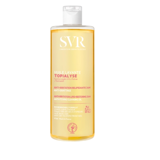 Huile de douche Corps Anti-irritations Relipidante 24H Topialyse LABORATOIRE SVR