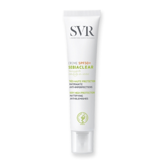 Crème Solaire Matifiante Anti-Imperfections Très Haute Protection 50+ LABORATOIRE SVR