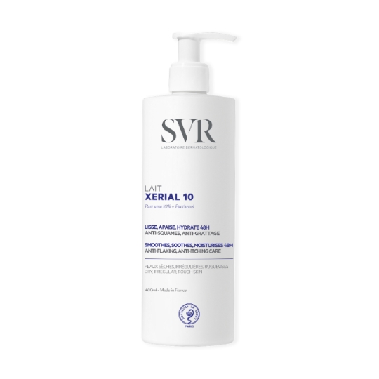 Lait Corps Peau Sèche et Rêche Lissant Anti-squames Xérial 10 LABORATOIRE SVR