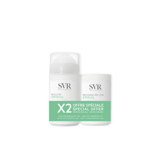 Déodorant Efficacité 48h Anti-transpirant Aisselles Hypoallergénique Spirial LABORATOIRE SVR