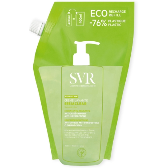Gel douche Visage Peaux à Imperfections Nettoyant Purifiant Désincrustant Sebiaclear LABORATOIRE SVR
