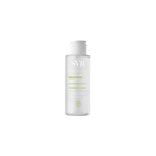 Eau Micellaire Sebiaclear Nettoyant Démaquillant pour Peaux Grasses à Tendances Acnéique LABORATOIRE SVR
