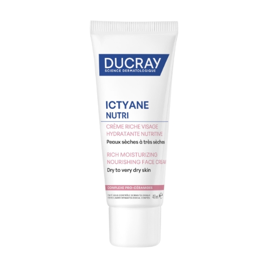 Crème Riche Visage Femme Peau Sèche à Très Sèche Ictyane Nutri DUCRAY