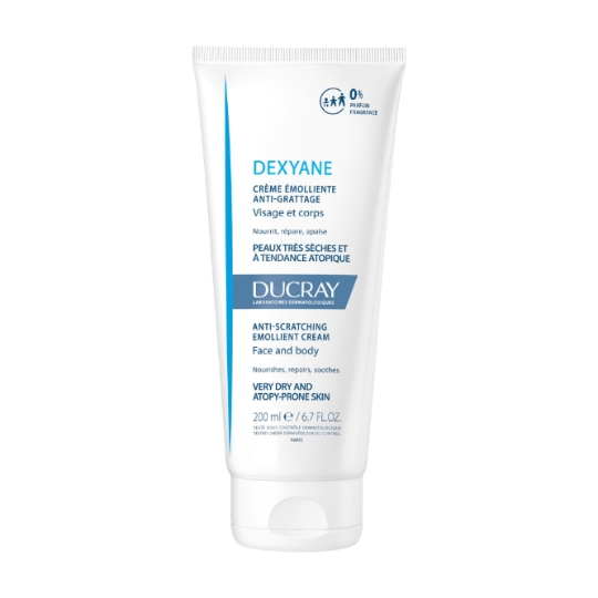 Crème Emolliente Anti-Grattage Visage Corps Peau Très Sèche Dexyane DUCRAY