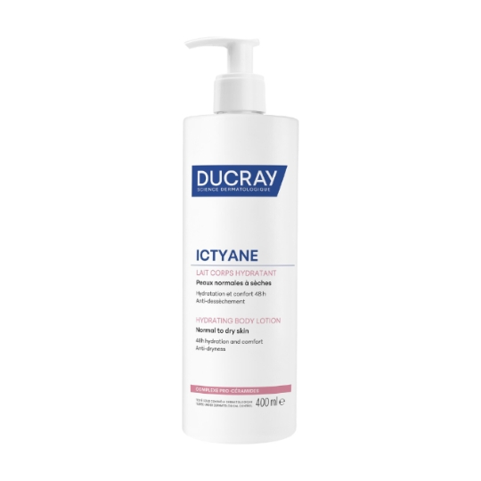Lait Corps Peau Normale à Sèche Hydratant 48h Ictyane DUCRAY