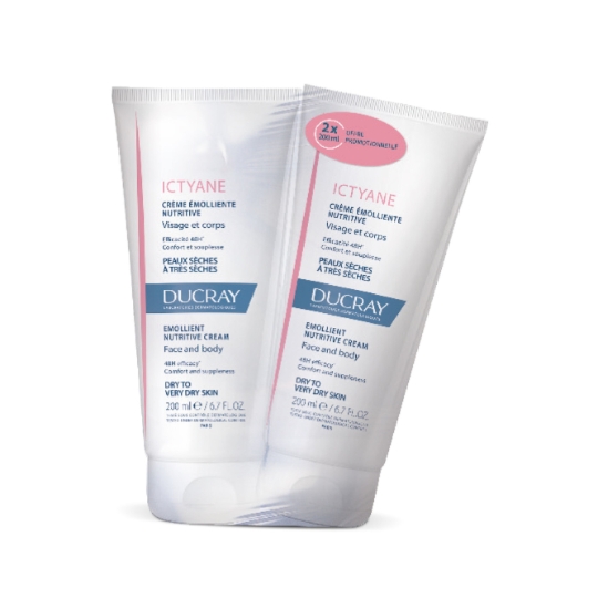 Crème Corps Peau Sèche à Très Sèche Nutritive et Hydratante Ictyane DUCRAY