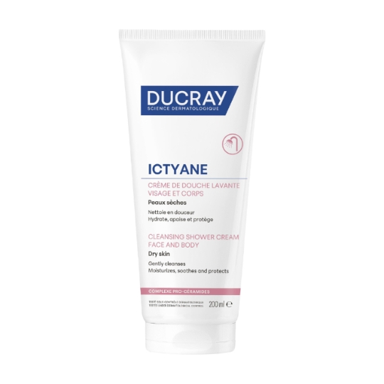 Crème de douche Corps Peaux Sèches à Très Sèches Lavante Ictyane DUCRAY