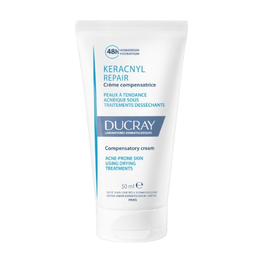Crème Visage Peaux Acnéiques Répare et Apaise Keracnyl Repair DUCRAY