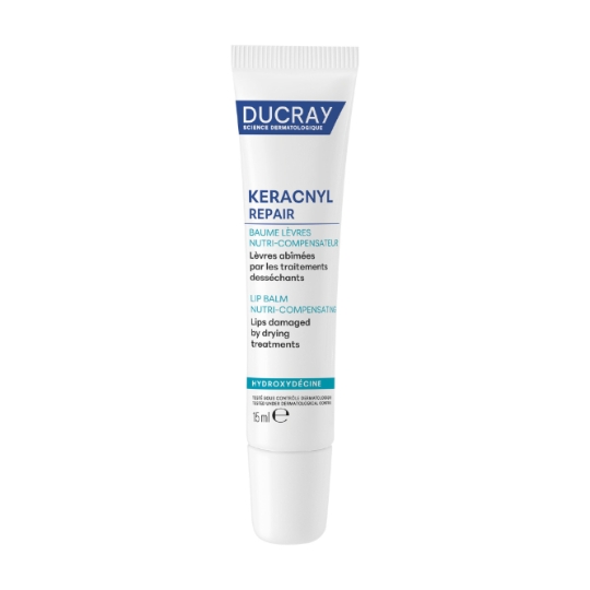 Baume à lèvres Soin Réparateur Lèvres Gercées et Abîmées Keracnyl Repair DUCRAY