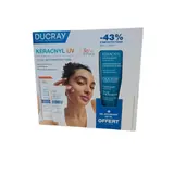 Soin Fluide Anti-Imperfections Visage UV SPF50+ et Gel Moussant Visage & Corps Keracnyl DUCRAY