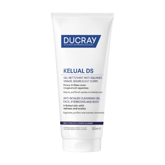 Gel Visage et Corps Anti-Squames Peaux Irritées Nettoyant Apaisant DUCRAY