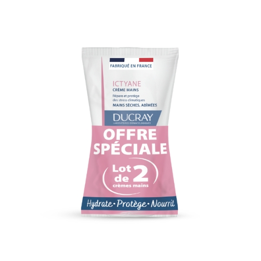 Crème Mains Sèches et Abîmées Répare et Protège Ictyane DUCRAY