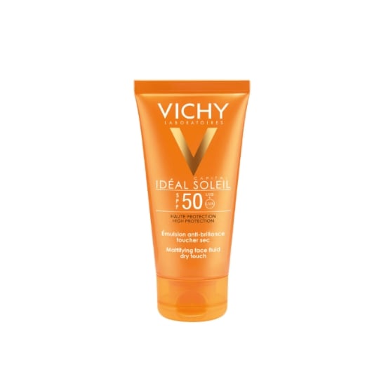 Crème solaire Émulsion Visage Spf 50+ Toucher Sec Anti-brillance Idéal Soleil VICHY LABORATOIRES