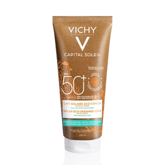 Crème solaire Lait Corps Spf 50 Eco Conçu Peau Sensible et Intolérante VICHY LABORATOIRES