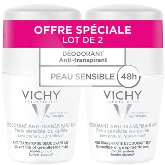 Déodorant Anti-Transpirant Peau Sensible ou Épilée VICHY LABORATOIRES