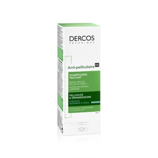 Shampoing Cheveux Normaux à Gras Antipelliculaire Pellicules et Démangeaisons Dercos VICHY LABORATOIRES