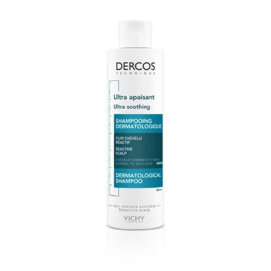 Shampoing Cheveux Gras et Sensibles Ultra Apaisant Dercos Technique VICHY LABORATOIRES