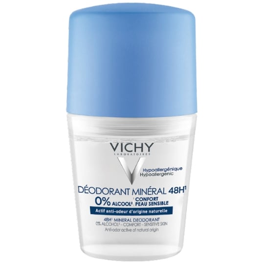 Déodorant Roll-on Femme Anti-Odeur Minéral Efficacité 48h VICHY LABORATOIRES