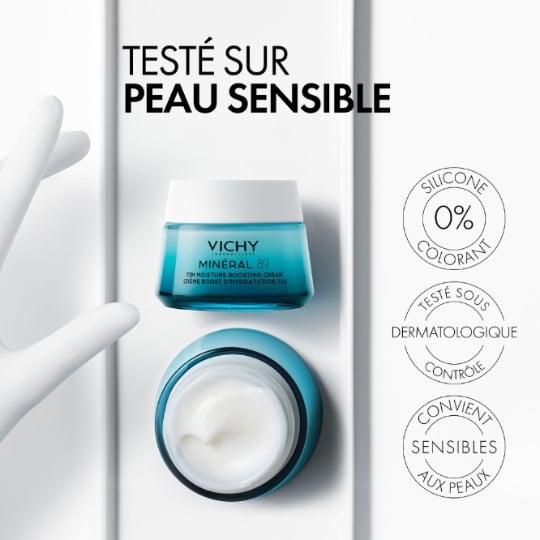 Crème Légère Boost Hydratation 72h Visage Minéral 89 VICHY LABORATOIRES