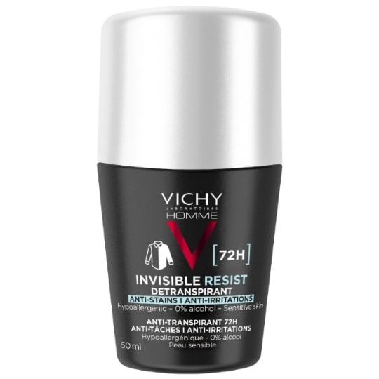 Déodorant Homme Anti-transpirant Anti-taches Anti-irritations Efficacité 72h VICHY LABORATOIRES