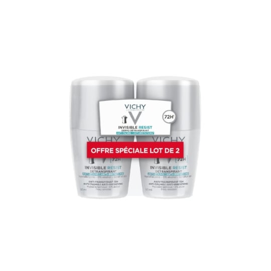 Déodorant Homme Anti-transpirant Anti-taches Anti-irritations 72h Invisible Resist VICHY LABORATOIRES