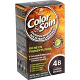 Coloration Permanente 4B Châtain Brownie Sans Ammoniaque Color et Soin 3 CHENES