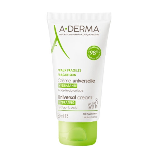 Crème Corps Universelle Hydratante à l'Acide Hyaluronique A-DERMA