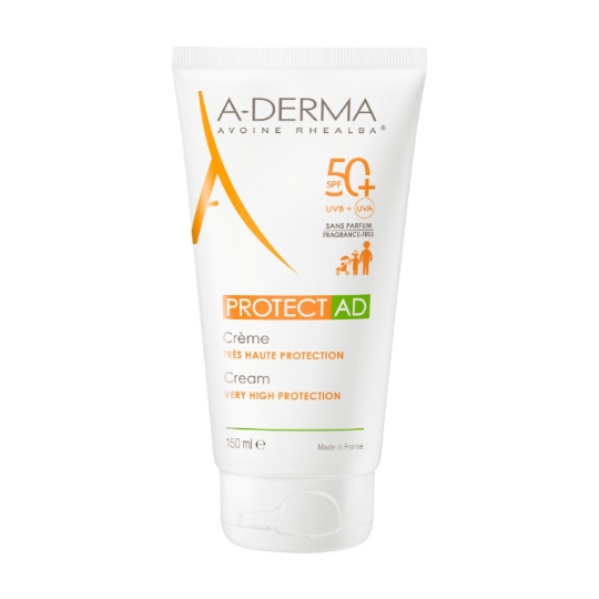Crème solaire Peau Fragile Sèche à Tendance Atopique Très Haute Protection Spf 50+ Résistante à l'Eau A-DERMA