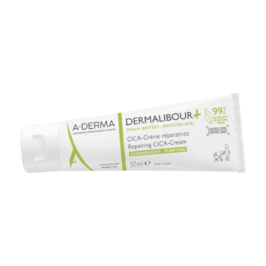 Crème Visage et Corps Peaux Irritées Réparatrice Assainissante Dermalibour+ A-DERMA