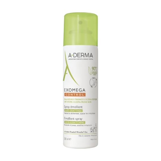 Spray Émollient Anti-Grattage Peaux Sèches à Tendance à l'Eczéma Atopique Exomega Control A-DERMA