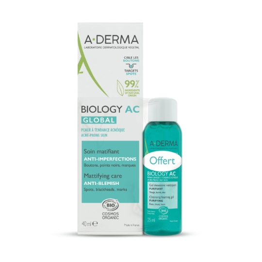 Crème Hydratante Anti-Imperfections Bio A-DERMA