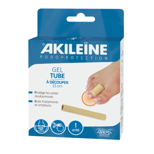 Gel Orteil Irritations et Frottements Soulage des Chocs Protège Zone Douloureuse à Découper AKILEINE