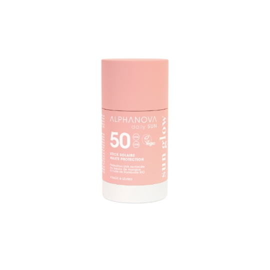 Protection Solaire Visage SPF50 Sun Glow ALPHANOVA DAILY SUN