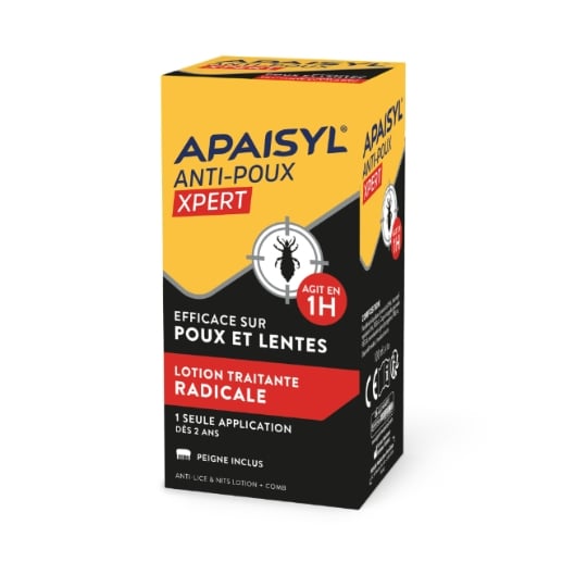 Lotion Anti-poux et Lentes Xpert APAISYL