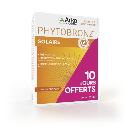 Complément alimentaire Bronzage Intense et Uniforme ARKOPHARMA