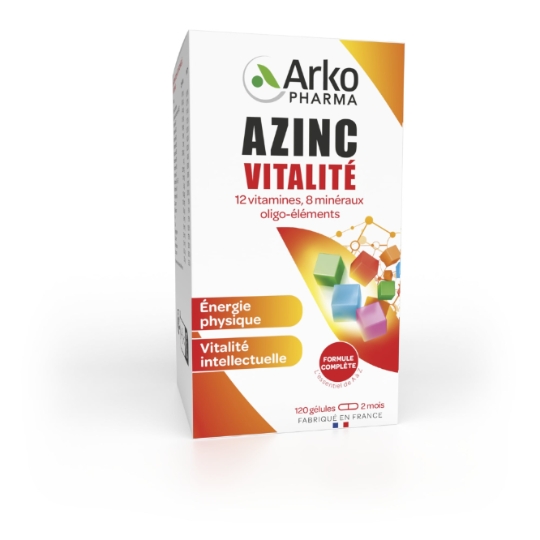 Complément alimentaire Forme et Vitalité 12 Vitamines et 8 Minéraux ARKOPHARMA