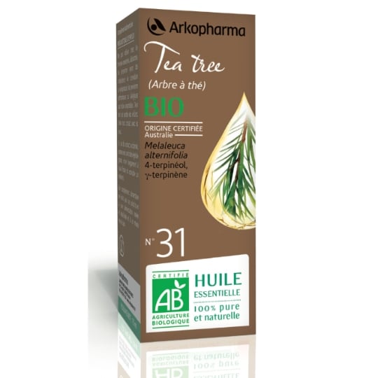Huile essentielle Tea Tree No31 100% Pure et Naturelle Bio ARKOPHARMA